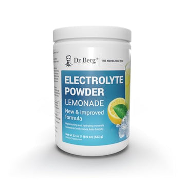 Dr. Berg Hydration Keto Electrolyte Powder - Enhanced w/ 1,000mg of Potassium & Real