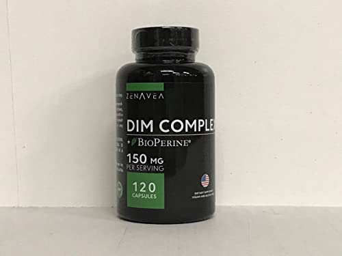 Zenavea Dim Supplement, Hormone Balance for Men with Dim & BioPerrine - Estrogen Blocker for Men