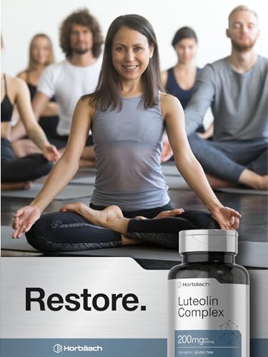 Luteolin Complex with Rutin | 50 Capsules | Vegetarian, Non-GMO & Gluten Free Flavonoid Horbäach