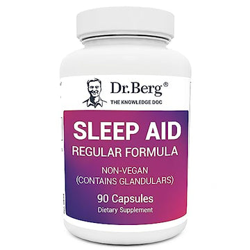 Dr. Berg Sleep Aid Regular Formula โ Natural Support for Deep Sleeping Cycles