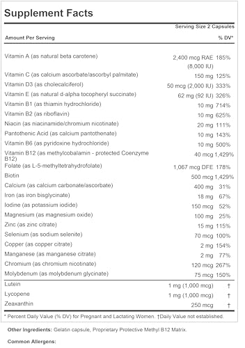 ANDREW LESSMAN Prenatal Essentials 360 Capsules - Complete Prenatal Vitamins for Women
