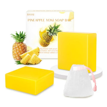 2 PCS Yoni Soap Bars Feminine Wash, 100% Natural Organic Yoni Bar Soap for Women Ph Balance Yoni