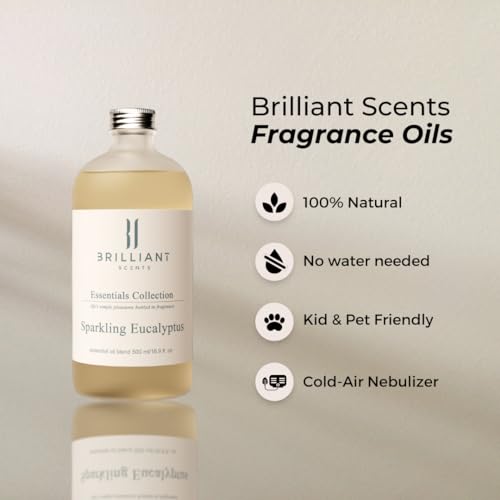 Brilliant Scents - Sparkling Eucalyptus | Luxury Home & Business Scent | Fragrance Oil - 500ml
