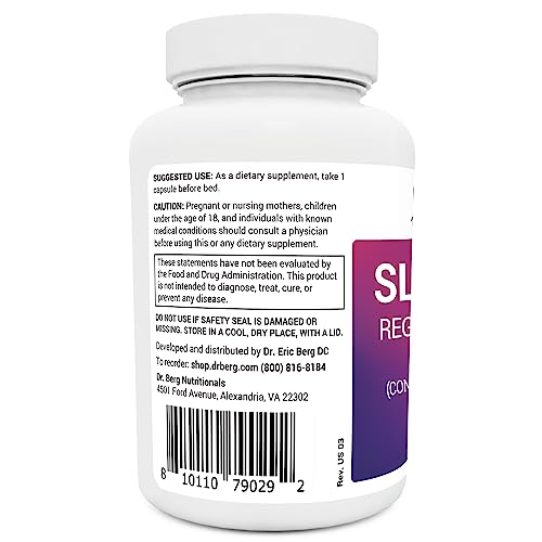 Dr. Berg Sleep Aid Regular Formula โ Natural Support for Deep Sleeping Cycles