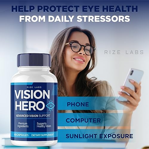 (5 Pack) Vision Hero Capsules - Vision Hero Eye Health Supplement for Healthy rize labs