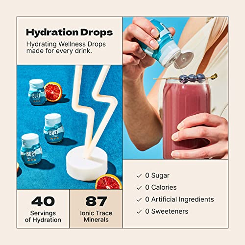 Buoy Electrolyte Drops | 120 Servings | No Sugar, No Sweeteners | Dietitian Recommended Buoy