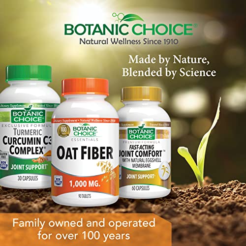 Botanic Choice Oat Fiber -Natural Oat Fiber Dietary Supplement to Support Digestive Health Botanic Choice