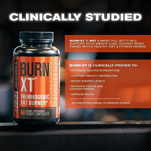Burn-XT Clinically Studied Fat Burner & Weight Loss Supplement - Appetite