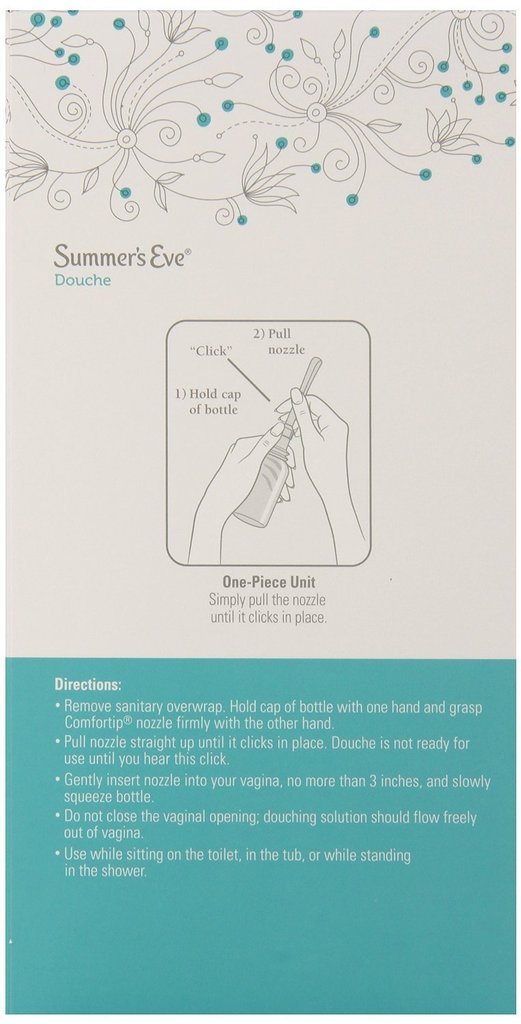 (Pack of 4 Bottles) Summer's Eve Fresh Scent Douche Vinegar & Water, Feminine Wash, 4.5oz Bottles