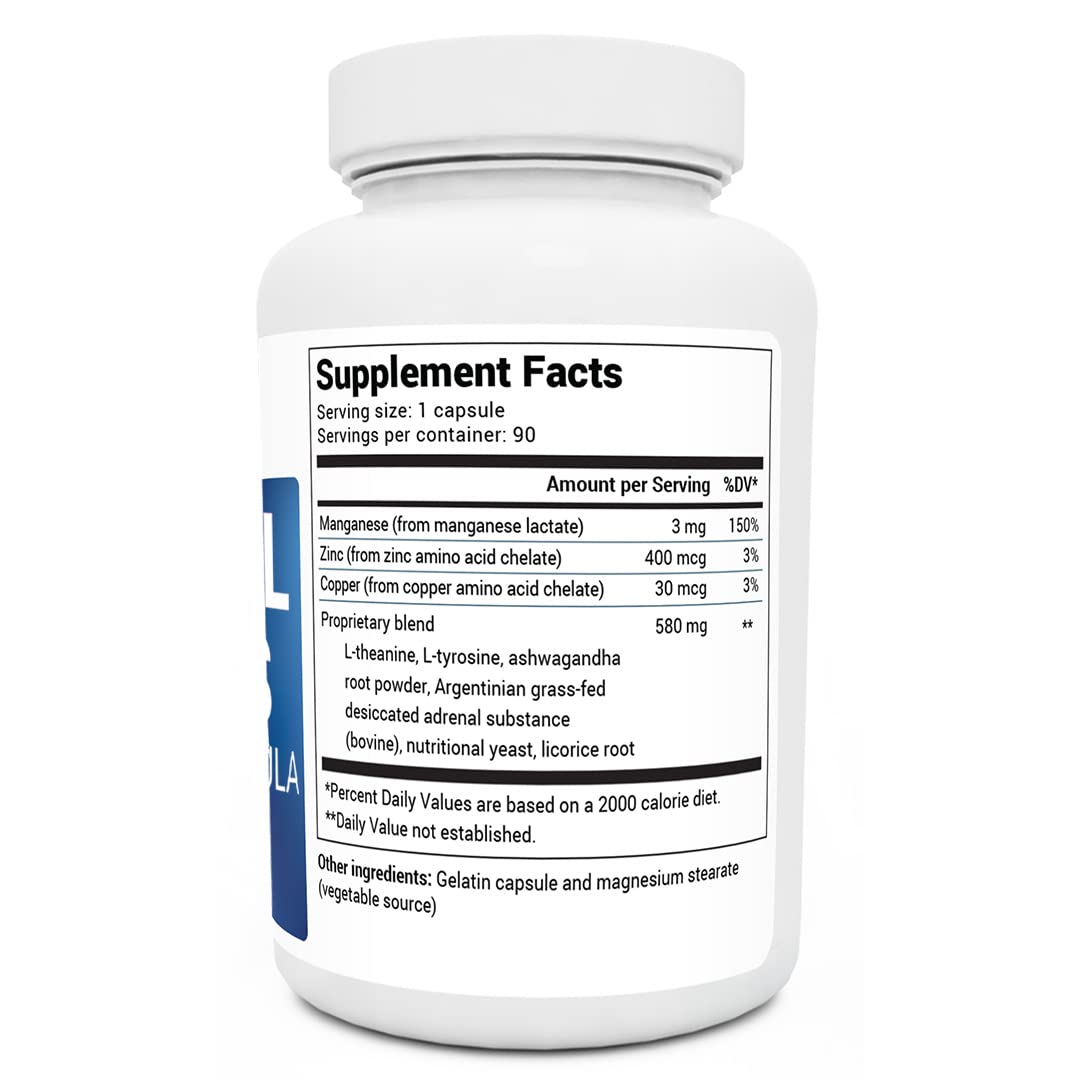 Dr. Bergโs Adrenal Stress Advanced Formula - Adrenal Support Supplements for Stress