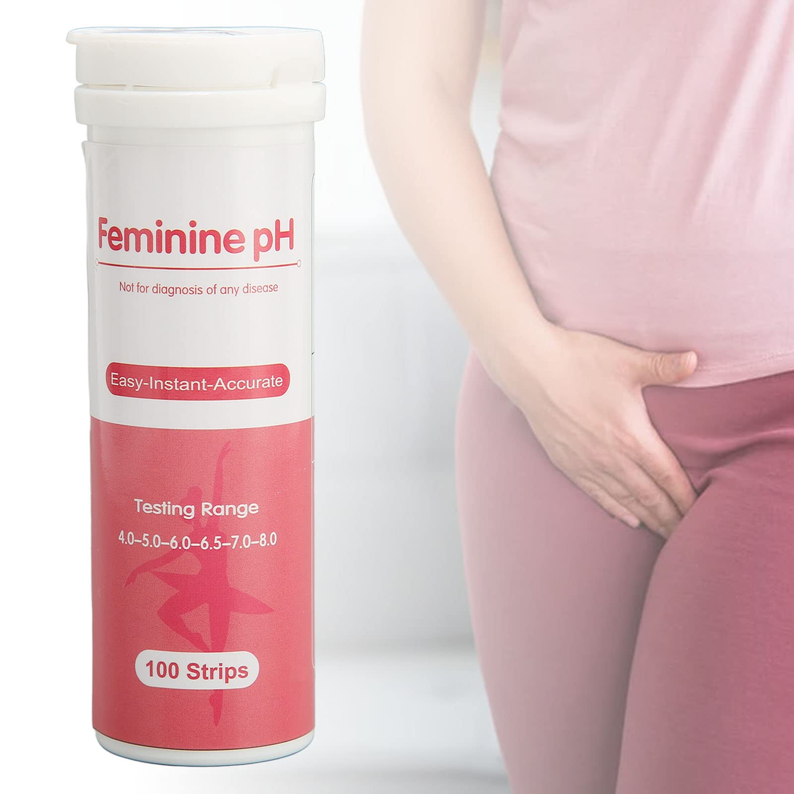 100 Vaginal Test Strips Check PH Level for Female Health, Accurate & Easy to Use, Monitor Gynecologic Betued