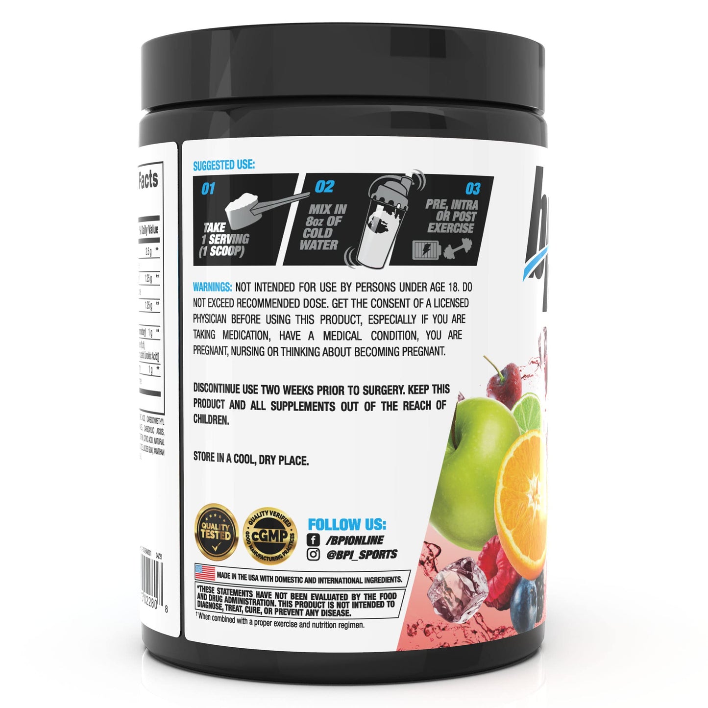 BPI Sports Best Aminos - BCAA Powder Post Workout & Glutamine Recovery Drink BPI Sports