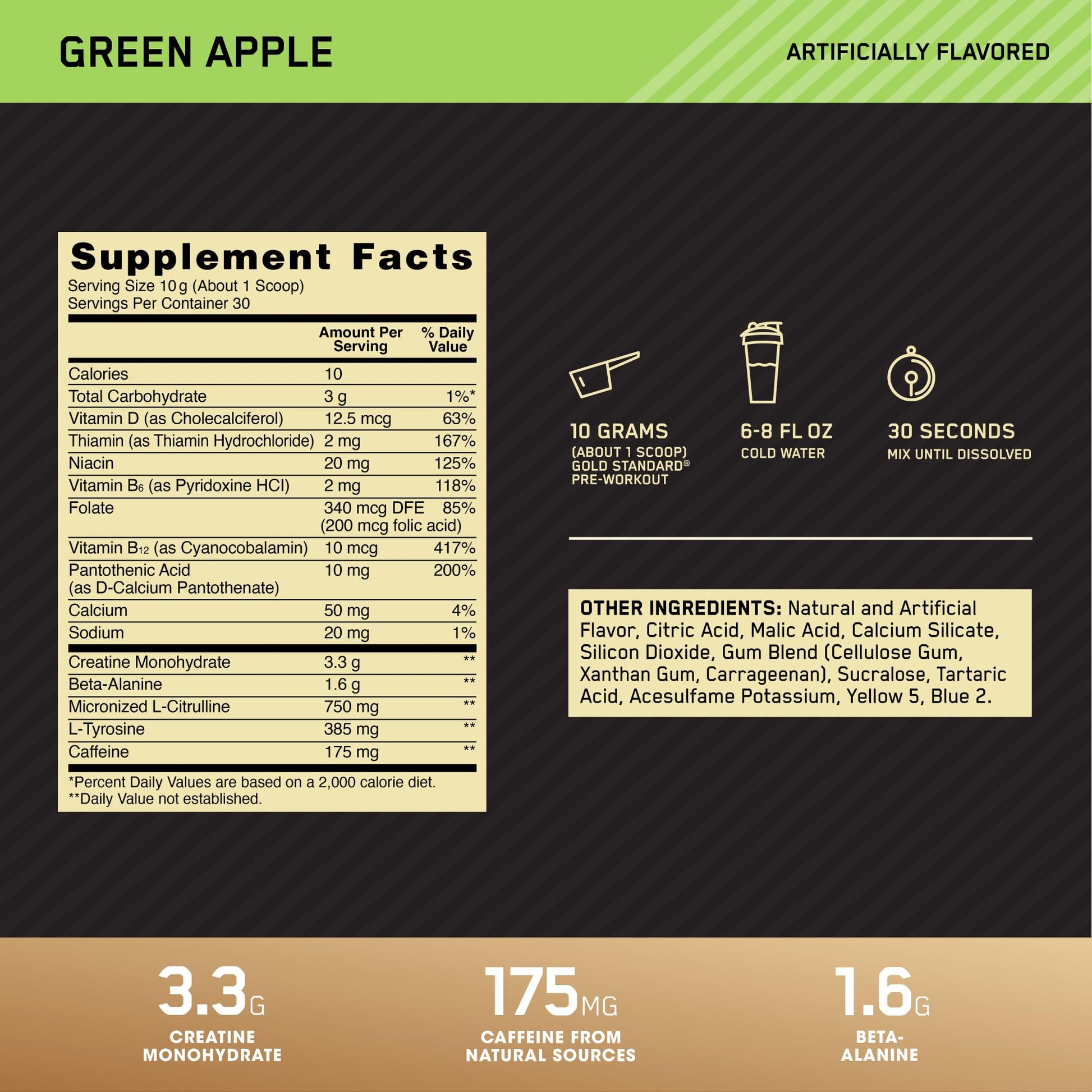 Optimum Nutrition Gold Standard Pre Workout with Creatine, Beta-Alanine, and Caffeine Optimum Nutrition