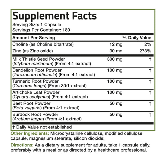 Bronson Liver Detox Advanced Detox & Cleansing Formula Supports Health Liver Function