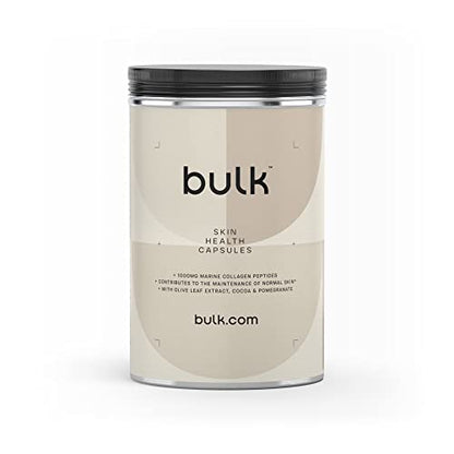 Bulk Skin Health Supplement Capsules, Collagen, Vitamin C, Iodine, Pack of 120