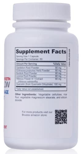 Bruizex Lympho Flow Lymphatic Drainage Supplement, Supports Lymphatic System Health Bruizex