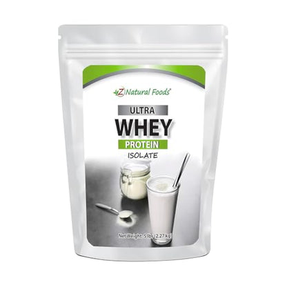 Z Natural Foods Whey Protein Powder Isolate, Unsweetened Protein Powder Enriched