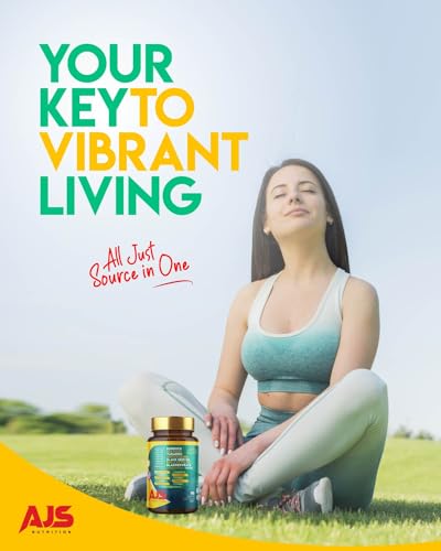 AJS Sea Moss Capsules 3200Mg, Shilajit 1000Mg with Black Seed Oil, Ashwagandha AJS Nutrition