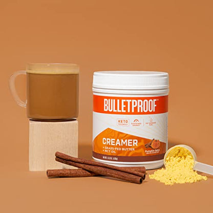 Bulletproof Pumpkin Spice Creamer, 14.8 Ounces, Keto Coffee Powder Creamer Bulletproof