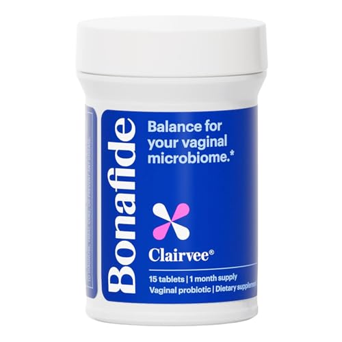 Bonafide Clairvee – Relief from Vaginal Odor^ – Hormone-Free, Drug-Free Vaginal Probiotic – Reduces Odor^