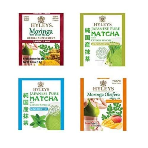 12 Pack of Hyleys Wellness 14 Days Cleanse Kit - 42 Tea Bags (100% Natural, Sugar Free