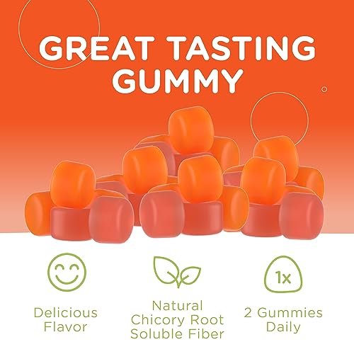 Zahler - Fiber Gummies for Adults & Kids (60 Count) Certified Kosher Adult & Kids Fiber Gummy