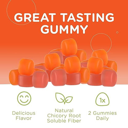 Zahler - Fiber Gummies for Adults & Kids (60 Count) Certified Kosher Adult & Kids Fiber Gummy