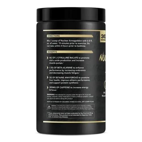 Anabolic Warfare Nuclear Armageddon Pre Workout Powder Pre-Workout for Men Anabolic Warfare