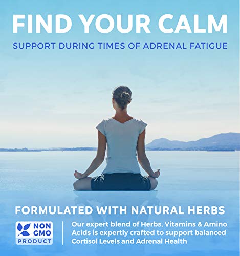 Adrenal Support & Cortisol Manager (Non-GMO) Powerful Adrenal Health with L-Tyrosine Healths Harmony