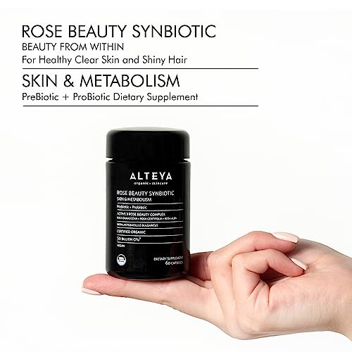 Alteya Organics Beauty Prebiotics + Probiotics and Rose Extracts, Skin Beauty from Within Supplement Alteya Organics