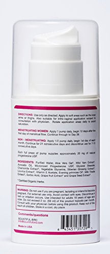 Bountiful Bird Organic Herbs Progesterone Cream, 3.5 oz (100 g)