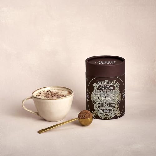 Ancient + Brave - Cacao + Collagen Powder 250g - Peruvian Raw Cacao Hot Chocolate with Grass-Fed Hydrolysed Bovine Collagen Ancient + Brave