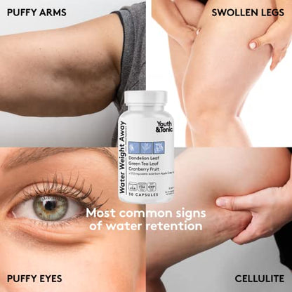 Youth & Tonic Shred Sculpt Lean 3 x Diet Pills w Water Weight Away & Cortithermo Shape