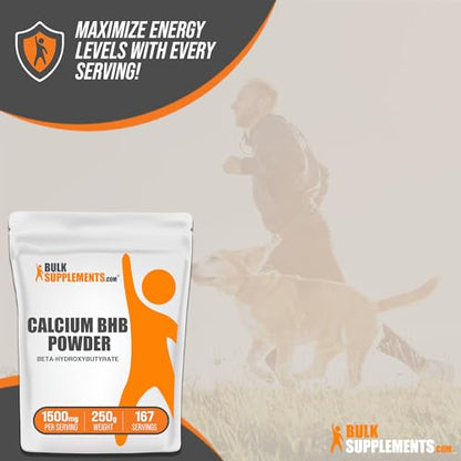 BulkSupplements.com Calcium BHB Powder - Beta-HydroxyButyrate Powder, BHB Supplement BULKSUPPLEMENTS.COM