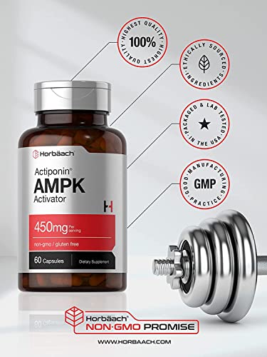 AMPK Metabolic Activator 450 mg | 60 Capsules | Non-GMO, Gluten Free | Jiaogulan Gynostemma Horbäach