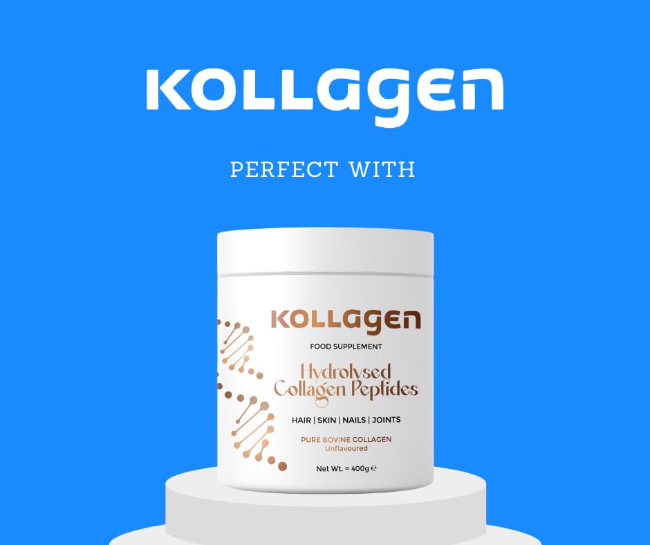 100% Pure Collagen Peptides Powder 400g Kollagen: Hydrolysed Bovine Collagen Peptides (Type 1) My Store