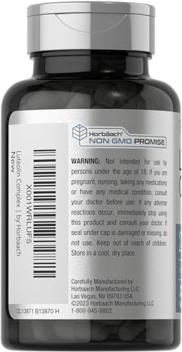 Luteolin Complex with Rutin | 50 Capsules | Vegetarian, Non-GMO & Gluten Free Flavonoid Horbäach