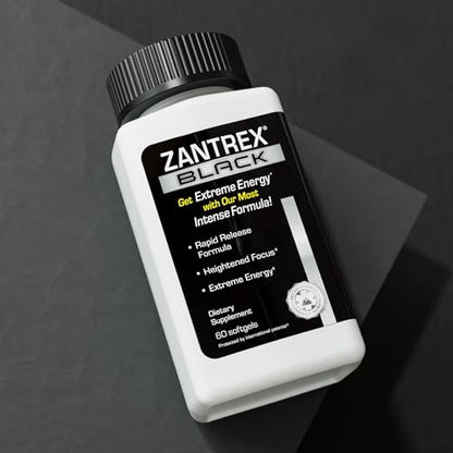 Zantrex Black – Energizing Weight Management Supplement Pills – Clinically Validated Zantrex
