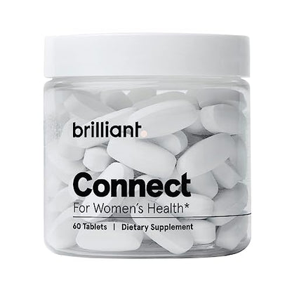 Brilliant Connect Period Health Supplement – Promotes Relief from Cramps, Fatigue