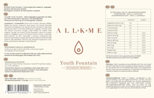 ALLKME Vegan Collagen Booster, Winner of Switzerland Prestige Award ALLKME