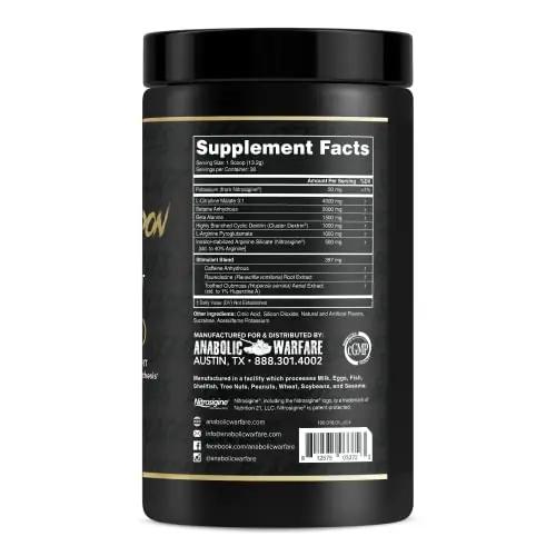 Anabolic Warfare Nuclear Armageddon Pre Workout Powder Pre-Workout for Men Anabolic Warfare