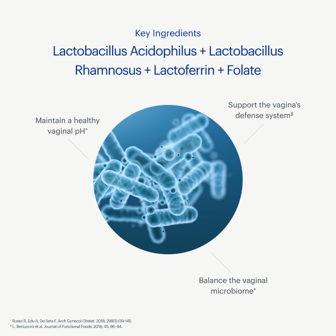 Bonafide Clairvee Vaginal Probiotic – Hormone-Free, Drug-Free Relief from Odor, Vaginal Itching and Discharge – Balances Vaginal pH Levels – 90 Day Supply (45 Capsules)