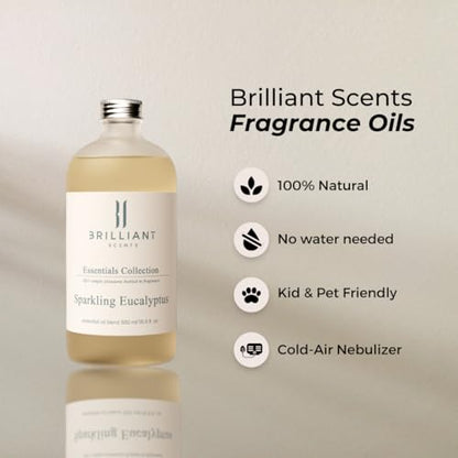 Brilliant Scents - Sparkling Eucalyptus | Luxury Home & Business Scent | Fragrance Oil - 500ml