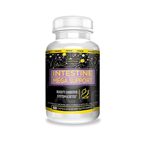 Actif Intestine Mega Support with 30+ Advanced Factors, Deep Cleanse and Repair ACTIF
