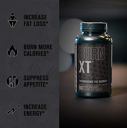 Burn XT Black Thermogenic Fat Burner - Weight Loss Supplement, Appetite Suppressant