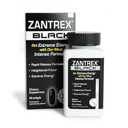 Zantrex Black – Energizing Weight Management Supplement Pills – Clinically Validated