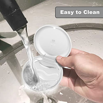 BVN 2 Pcs Retainer Case, Slim Braces Case, Denture Case, Mouth Guard Case, Teeth Aligner Case BVN