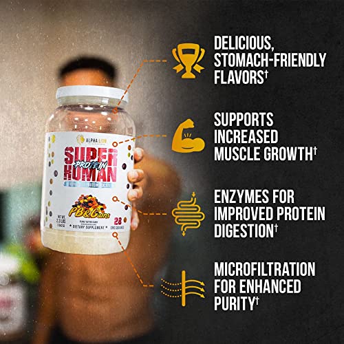 ALPHA LION Superhuman Whey Protein Powder, Great Tasting Pure Whey Protein Isolate ALPHA LION