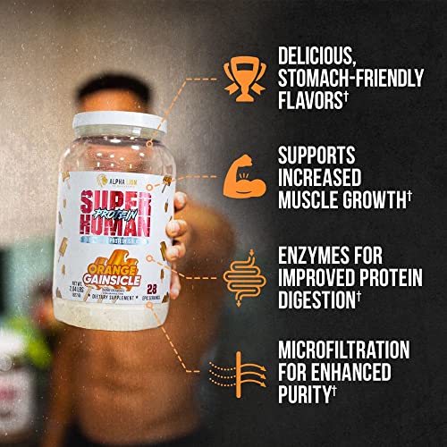 ALPHA LION Superhuman Whey Protein Powder, Great Tasting Pure Whey Protein Isolate ALPHA LION